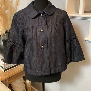 Ann Taylor Crop Denim Jacket